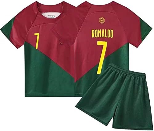 כדורגל ג 'רזי ילדים כדורגל ג' רזי &מגבר; מכנסיים קצרים להגדיר עבור ילדים ובני נוער