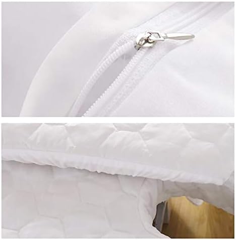 כיסוי מיטת יופי רקמה בסגנון אירופאי, ערכות סדין לשולחן עיסוי רך כיסוי מיטה עם חור מנוחה לפנים מצעי עיסוי 3 חלקים-לבן