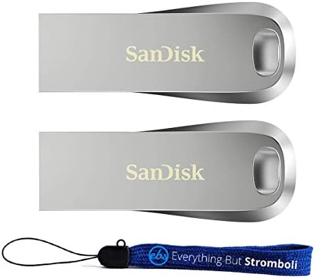 Sandisk 256GB Ultra Luxe USB 3.1 הכונן הבזק 150MB/S מהירות 256 ג'יגה -בייט פנדריב עובד עם מחשב, צרור מחשב נייד עם