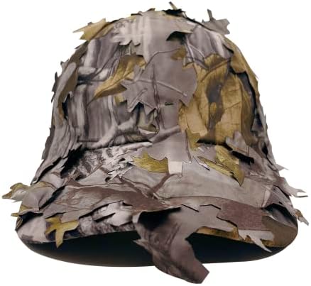 Alqpopg Unisex 3D משאיר כובעי Camo Ghillie כובעי אבא מתכווננים כובע הסוואה כובעי כובע בייסבול לכובע נשים לגברים