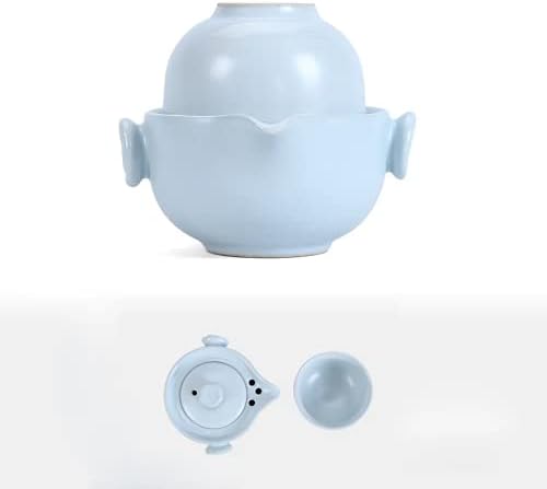 Paynan Ceramic Fortable Treate Set Teapot Kettle Kung Fu Teaset כוס תה Gaiwan Kettle