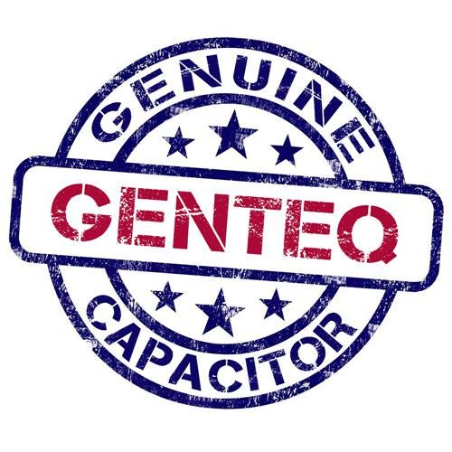 Genteq 97f9849bx - 40 + 5 uf mfd 370 וולט vac genteq החלפת עגול כפול.