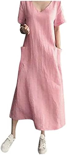 LKPJJFRG שמלת חולצת T קיץ לנשים 2023 טרקלין מהכתף מעל וילון הברך שמלת חולצה סקסית גדולה 2023