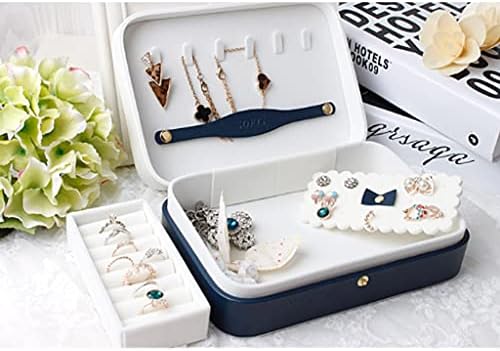 תיבת תכשיטים קופסת תכשיטים SCDHZP תיבת תכשיטים קופסא קופסאות אחסון קופסאות עור קופסת תכשיטים יד פשוט
