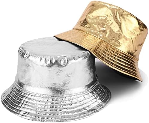 ננוונוונו טרנדי כובעי דייגים אטומים למים כובע דלי מתכתי לנשים וגברים