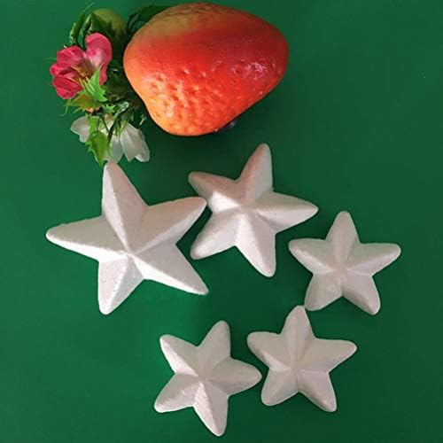 עיצוב חג המולד של Kesyoo 20 יחידות כוכב מלאכה כוכב קלקר צורות כוכב דמות לציור DIY פרחים מסדרים קישוטי עוגת עוגת עוגת