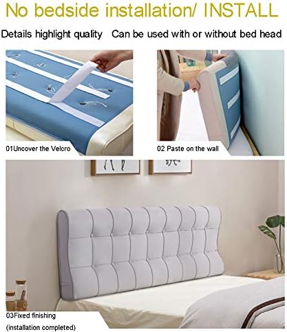 Ynayg גדול כרית מיטת מיטה מיטת מיטת גב כרית ראש מיקום מיקום תמיכה בכרית קריאה כרית המותני לספה מיטת ספה נשלפת לשטוף -6 צבעים