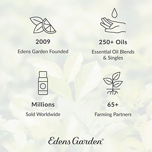 Edens גן מרגיע את תערובת השמן האתרי, הטוב ביותר לקידום מצב נפשי שלווה, פרמיה טהורה וטבעית המתכון הטוב ביותר