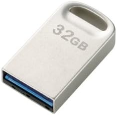 Elecom MF-SU332GSV זיכרון USB, 32GB, USB 3.0, אולטרה קטן, כסף