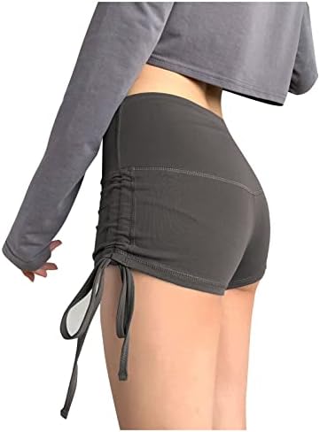 מכנסיים קצרים לנשים סקסיות סקרנץ 'הרמה מכנסיים קצרים מזדמנים מותניים גבוהים מכנסיים קצרים