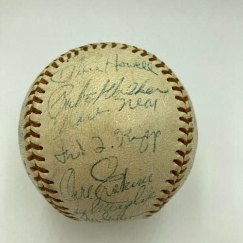 ג'קי רובינסון 1957 צוות ברוקלין דודג'רס חתם בייסבול JSA COA - כדורי בייסבול חתימה