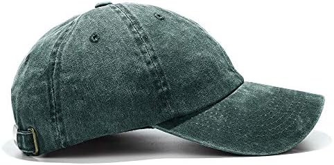 כובע בייסבול מוצק מתכוונן לשני המינים שטף צבוע כותנה