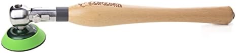 כלי מלטשת מחרטה מעץ גרגדן לעיבוד עץ עם ראש מסתובב 2 3 רפידות קצף ו-100 דיסקים