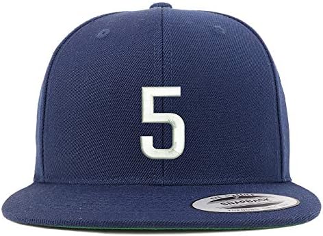 טרנדי הלבשה חנות מספר 5 רקום סנאפבק פלאטביל בייסבול כובע