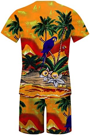 אנשי ג'ופוב אביב אביב קיץ תלבושת חוף חוף שרוול קצר חולצה מודפסת חליפה קצרה