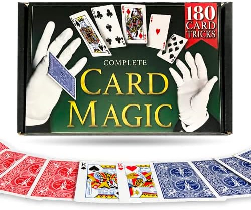 יצרני קסמים משלימים קסם קסם 180 טריקים וכרטיסים ושגרה מקצועית טריקים לכרטיס למתחילים לרמות מתקדמות