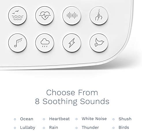 מכונת רעש לבנה ניידת-8 צלילים מרגיעים באופן מפתיע לשינה , שינה, סייסטה או נודניק