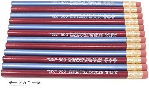 עיפרון ג ' מבו טוט, עגול, 10 מ מ מתכתי כחול ואדום, מד רך הליבה