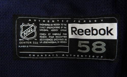 משחק ריינג'רס בניו יורק נעשה שימוש בתרגול חיל הים ג'רזי ריבוק NHL 58 DP29901 - משחק משומש גופיות NHL