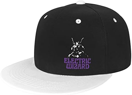 Niksmoda אשף חשמלי Mens Snapback Caps Baseball Caps נשים סגנון היפ הופ שטוח מגן מתכוונן כובע אתלטי חיצוני יוניסקס מתכוונן