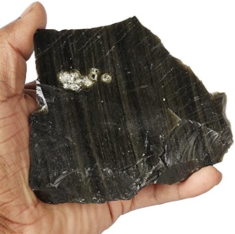 Gemhub סלע טבעי מחוספס שחור שחור 1526.00 CT אבן חן רופפת או נפילה