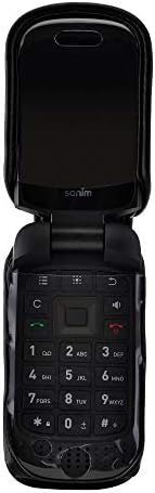 Turtleback Sonim XP3 מארז חובה כבד מארז עור שחור מצויד עם קליפ חגורת מתכת נשלף מסתובב, מתאים לטלפון SoniMXP3