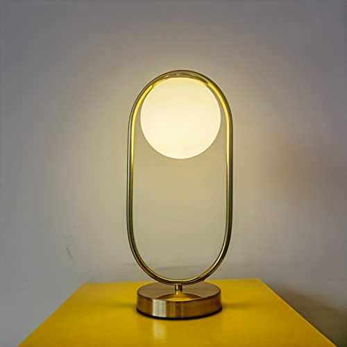 מנורת שולחן אמריקאית של ראגיבוב יצירתית נורדי סלון מיטה מנורת שולחן חדר שינה עם נורות LED מנורת שולחן זהב יוקרתית