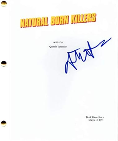 ג'ולייט לואיס חתמה על חתימה - רוצחים טבעיים נולדים תסריט קולנוע מלא - וודי הרלסון, קוונטין טרנטינו, אוליבר סטון, רוברט