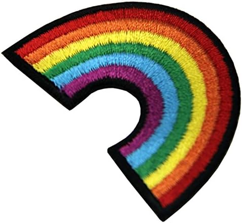 Embtao גאווה גאווה לסבית דגל קשת רטרו אהבת LGBT רקום ברזל על/תפור על תיקון