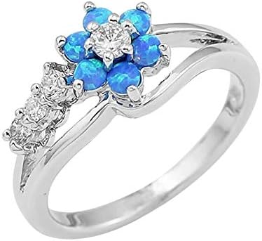 נשים טבעות גודל 9 זיכרון מתנת חתונה נשים אופנתי גודל610 משובץ תכשיטי טבעת אופל טבעות טבעת עבור ילד