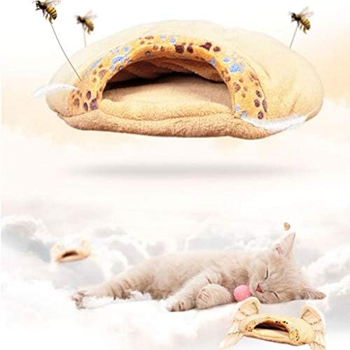 מיטת כלבים אורתופדית של SJYDQ מיטת כלב עגולה כלב רחיח רחיץ כלב ומיטת כרית