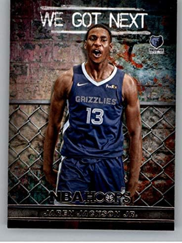 2018-19 Panini Hoops קיבלנו הבא 4 Jaren Jackson Jr. Memphis Grizzlies RC טירון NBA כרטיס מסחר בכדורסל