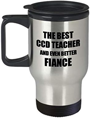 מורה למורה CCD ספל נסיעות ספל מתנה מצחיק רעיון למתנה לאורסת בדיחה מעוררת השראה הכי טוב ואפילו טוב יותר קפה קפה מבודד מכסה