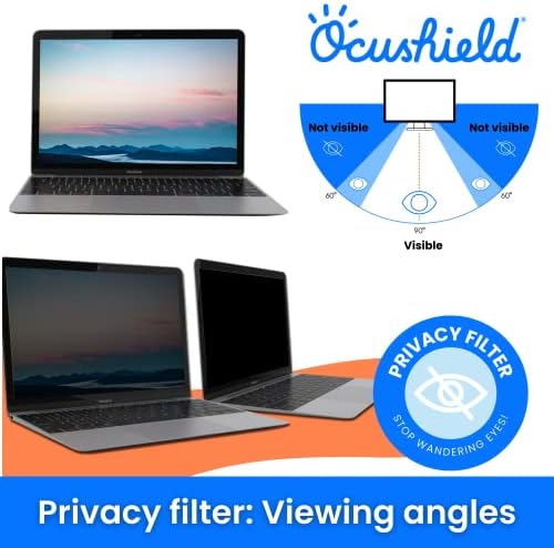 Ocushield עבור MacBook Pro 16 - מגן מסך אור אנטי כחול עבור Apple MacBook Pro 16 - אנטי סנוור - פילטר פרטיות - מעוצב