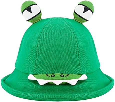 Haoohu כובע צפרדע מבוגרים כובע כותנה כובע כובע כובע דייג חוף פסטיבל שמש כובע לבוש למסיבה כובע צפרדע