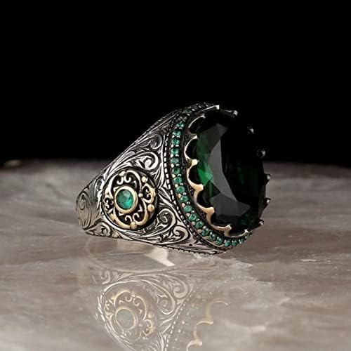 מלא אצבע טבעות לנשים עגול טבעת טבעת גדול יהלומי טבעת חן טבעת טבעת יהלום מתנת טבעת בציר יהלומי טבעת ספיר צורת טבעת גדול
