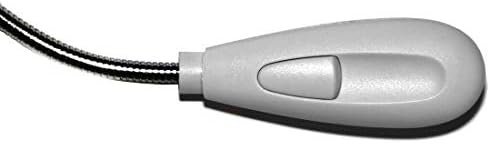 I2 Gear USB מנורת קריאה עם 2 נורות LED ו- Goosenceeck גמיש - 2 הגדרות בהירות ומתג הפעלה/כיבוי למחשבים ניידים, מחשב נייד,