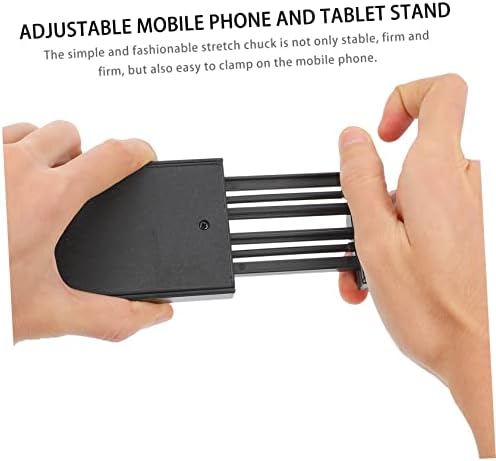 מחזיק טבליות NUSITOU טאבלט מחזיק מהדק-מהדק-על גוזל מתכוונן מתלה טלפון שולחן עבודה מתלה לתוכנית סלולר סלולרי משרד