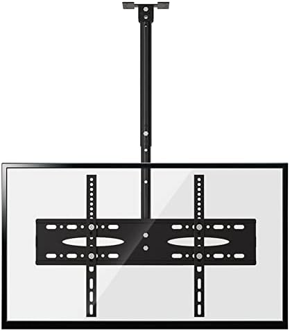 הרכבה על תקרה של Haurui, סוגר טלוויזיה קיר הר-קיר מתאים לרוב LED, LCD, OLED ותצוגה מסך שטוח 40-70 אינץ