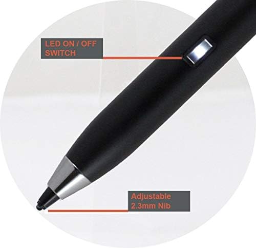 Broonel Black Point Point Digital Active Stylus Pen תואם לטאבלט Teclast P10HD