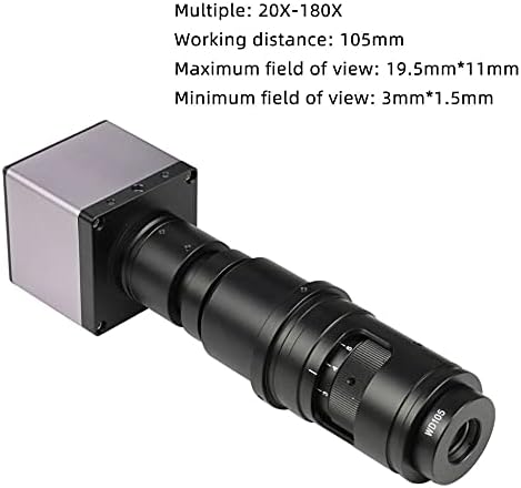 מיקרוסקופ וידאו דיגיטלי אלקטרוני תעשייתי 1080 60 שניות פוקוס מלא זכוכית מגדלת פי 10-300 לתיקון ריתוך
