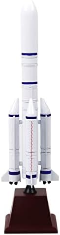 Mookeenone 1: 300 ארוך 5 במרץ 5 סגסוגת דגם רקטות+סימולציה של ABS סימולציה פלסטית מודל אווירי דגם ביתי
