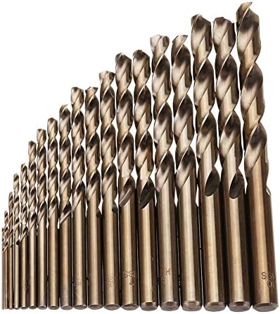 הר גברים רב תכליתי מקדחי 19 יחידות 1-10 ממ 35 קובלט טוויסט מקדח סט עבור מתכת עץ קידוח