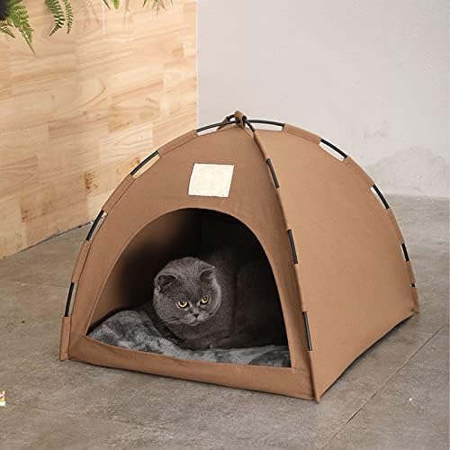 עתיד מוקפץ לחיות מחמד חתול אוהל נייד חתול אוהל לחיות מחמד כלב חתול אוהל עם רך כרית, חיצוני חתול מארזי מקורה לחיות מחמד