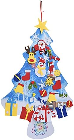 עץ חג המולד של קיר פקמוס, פעוט עץ חג המולד ביר ובטוח בוהק מעודן לילדים לחג המולד