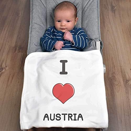 'אני אוהב אוסטריה' שמיכה / צעיף כותנה