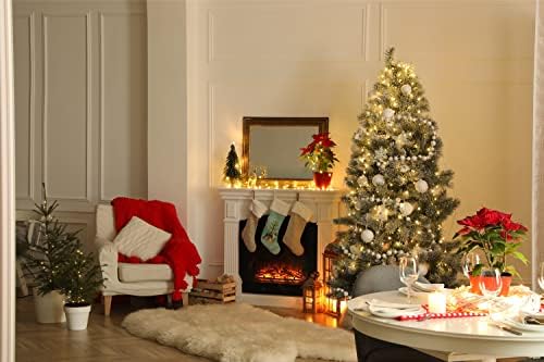 אוצרות קרוליין BB2962CS בוסטון טרייר עץ חג מולד שמח גרב חג מולד, אח תלויה גרביים עונת חג המולד עיצוב חג מפלגה קישוטים לחג משפחתי,