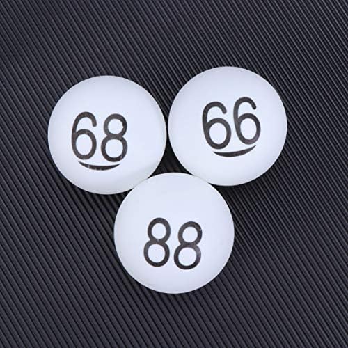 כדורי פונג נובובסטי 100 יחידות כדורי הגרלה כדורי בינגו צבעוניים 1-100 מספר הכדורי הגרלה משחקי בידור לקישוט מסיבות