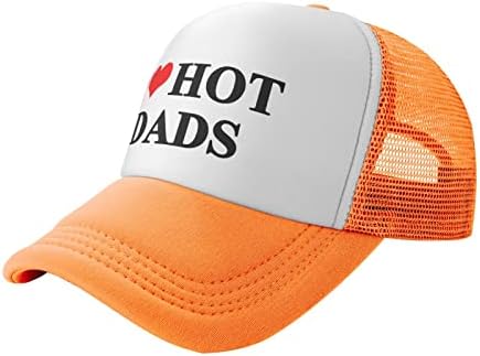 אני אוהב לב אבות חמים כובע יוניסקס כובעי משאיות למבוגרים כובע מתכוונן למבוגרים כובעי דייג קלאסיים