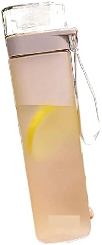 כוס מים MKDSU סגנון פיצוץ קיץ חדש עיצוב ערך גבוה כוס פלסטיק שקופה מרובעת קטנה